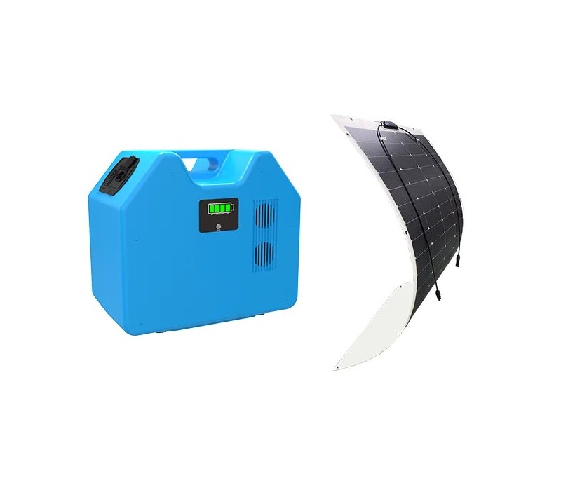 AST2000 Power Station + 200W Semi-Flexible Solar Panel