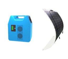 AST1000 Power Station + 200W Semi-Flexible Solar Panel