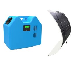 AST2000 Power Station + 180W Semi-Flexible Solar Panel
